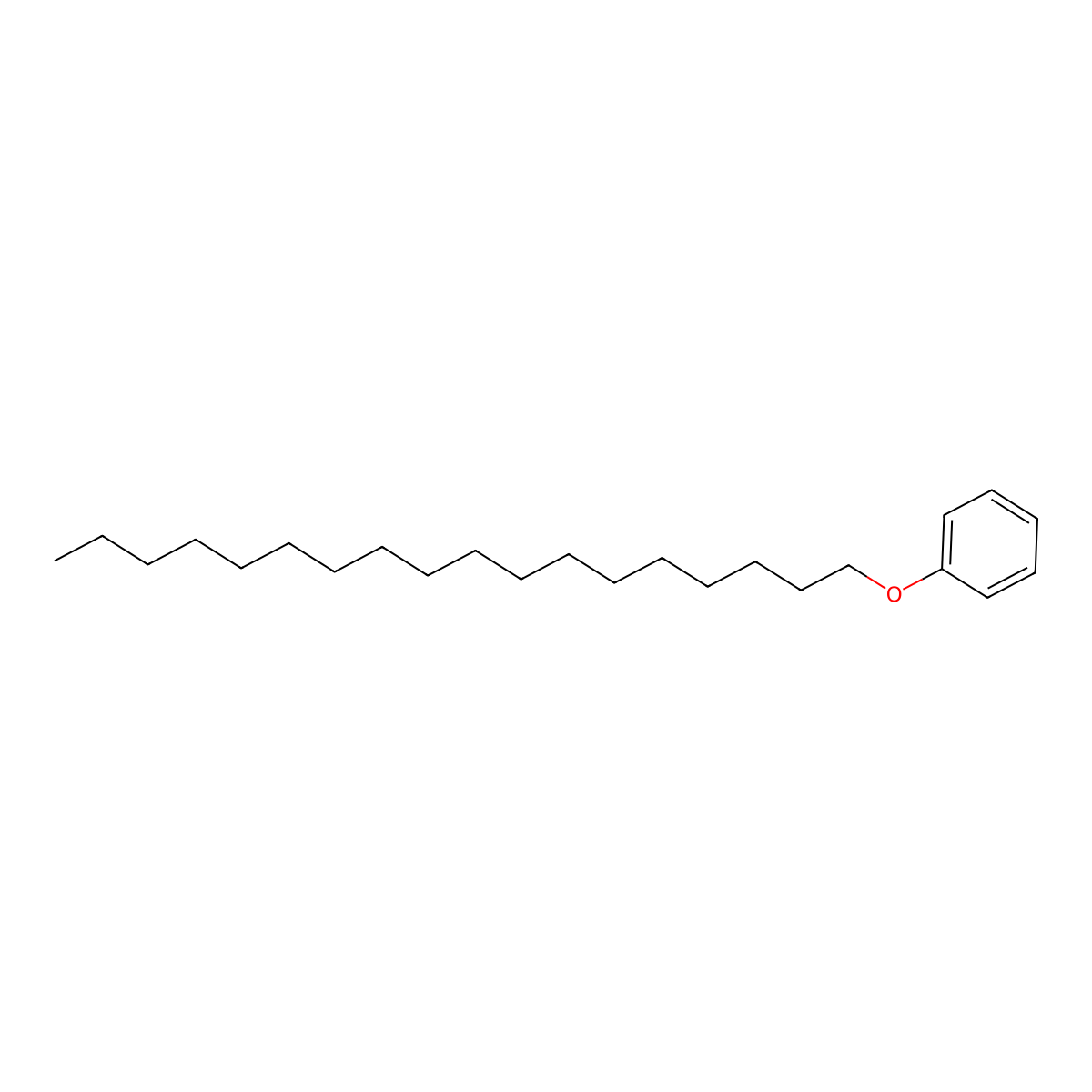 Octadecyl phenyl ether molecular structure, CAS 36588-29-1