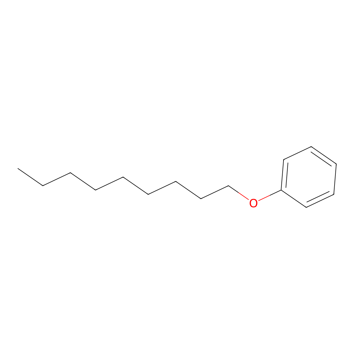 Benzene, (nonyloxy)- molecular structure, CAS 36588-31-5