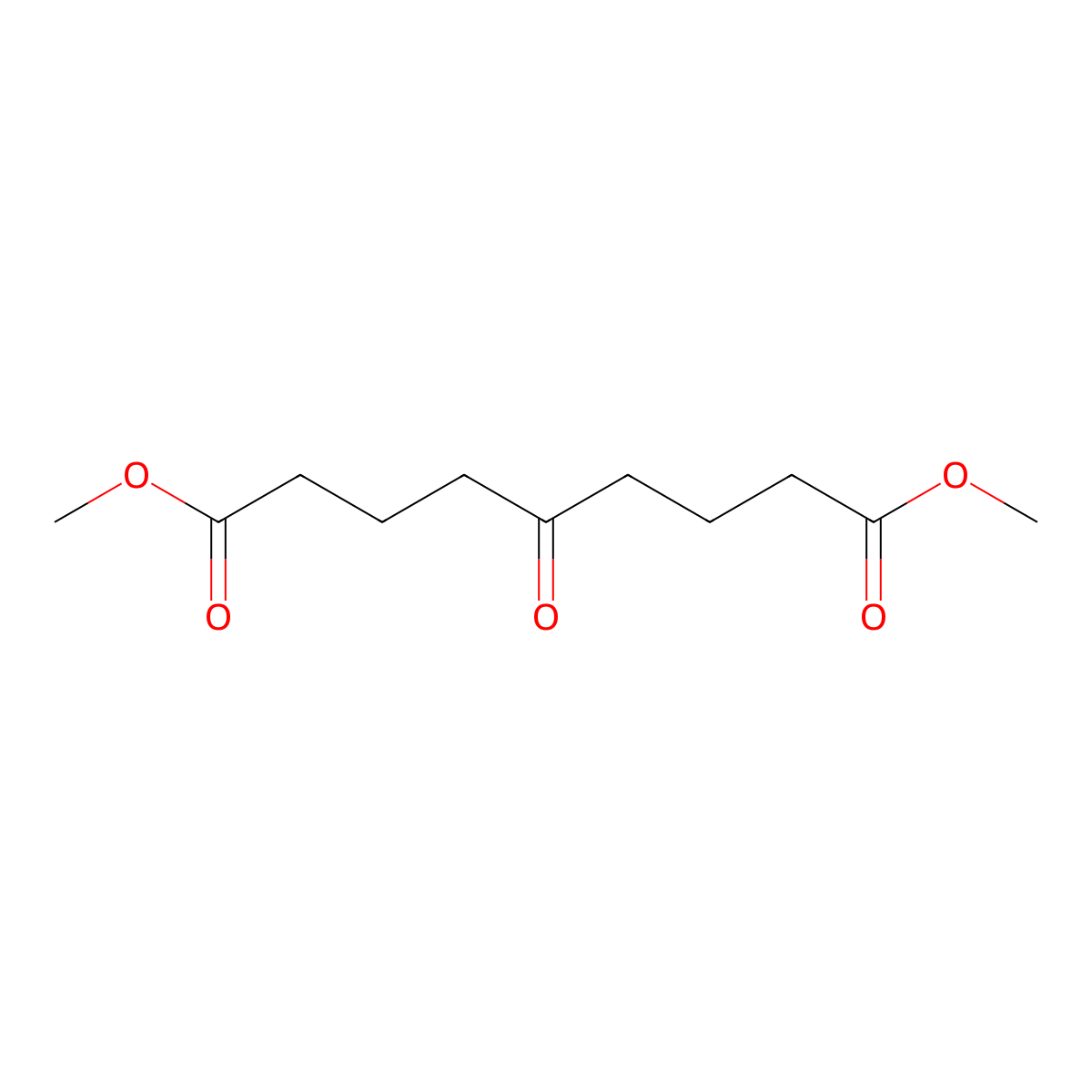 Dimethyl 5-oxononanedioate molecular structure, CAS 36596-53-9