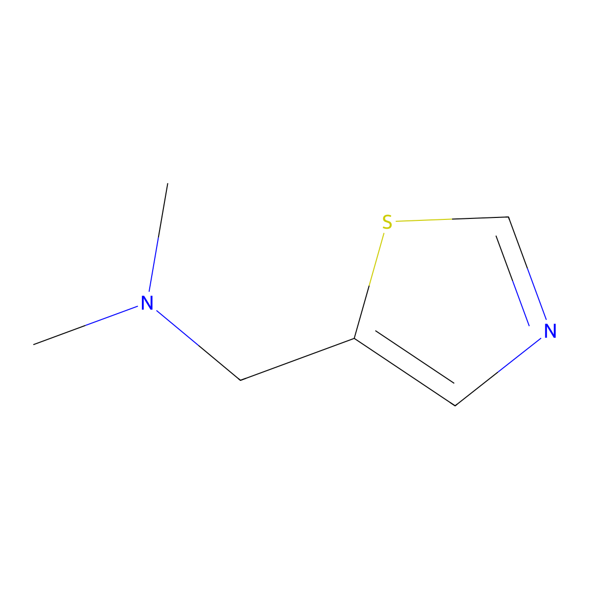 5-Thiazolemethanamine,N,N-dimethyl-(9CI) molecular structure, CAS 365996-59-4