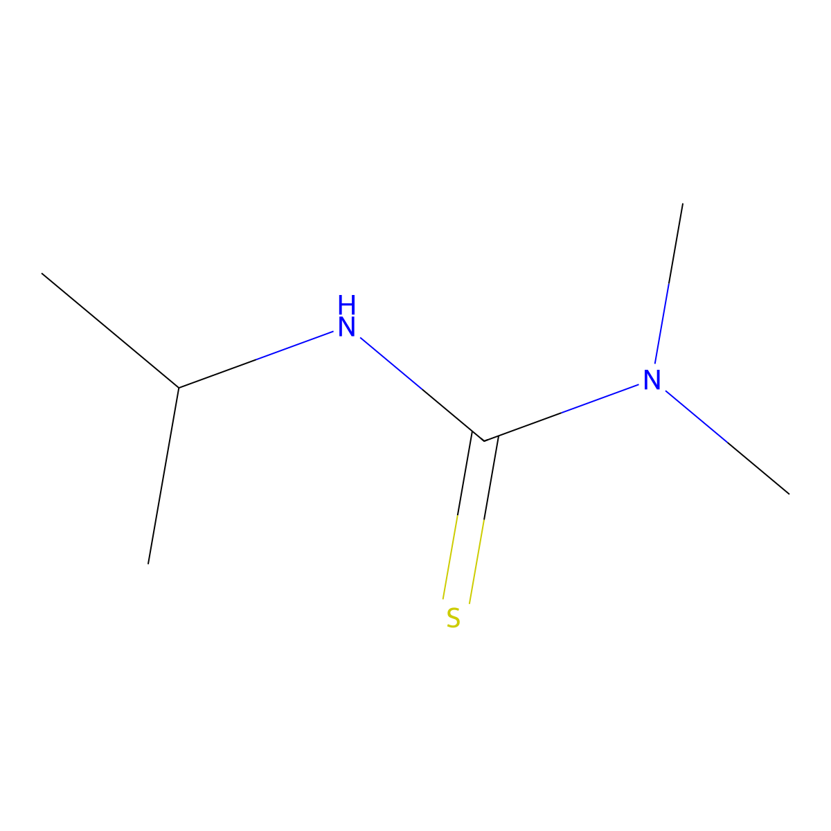 3,3-Dimethyl-1-(propan-2-yl)thiourea molecular structure, CAS 36600-03-0