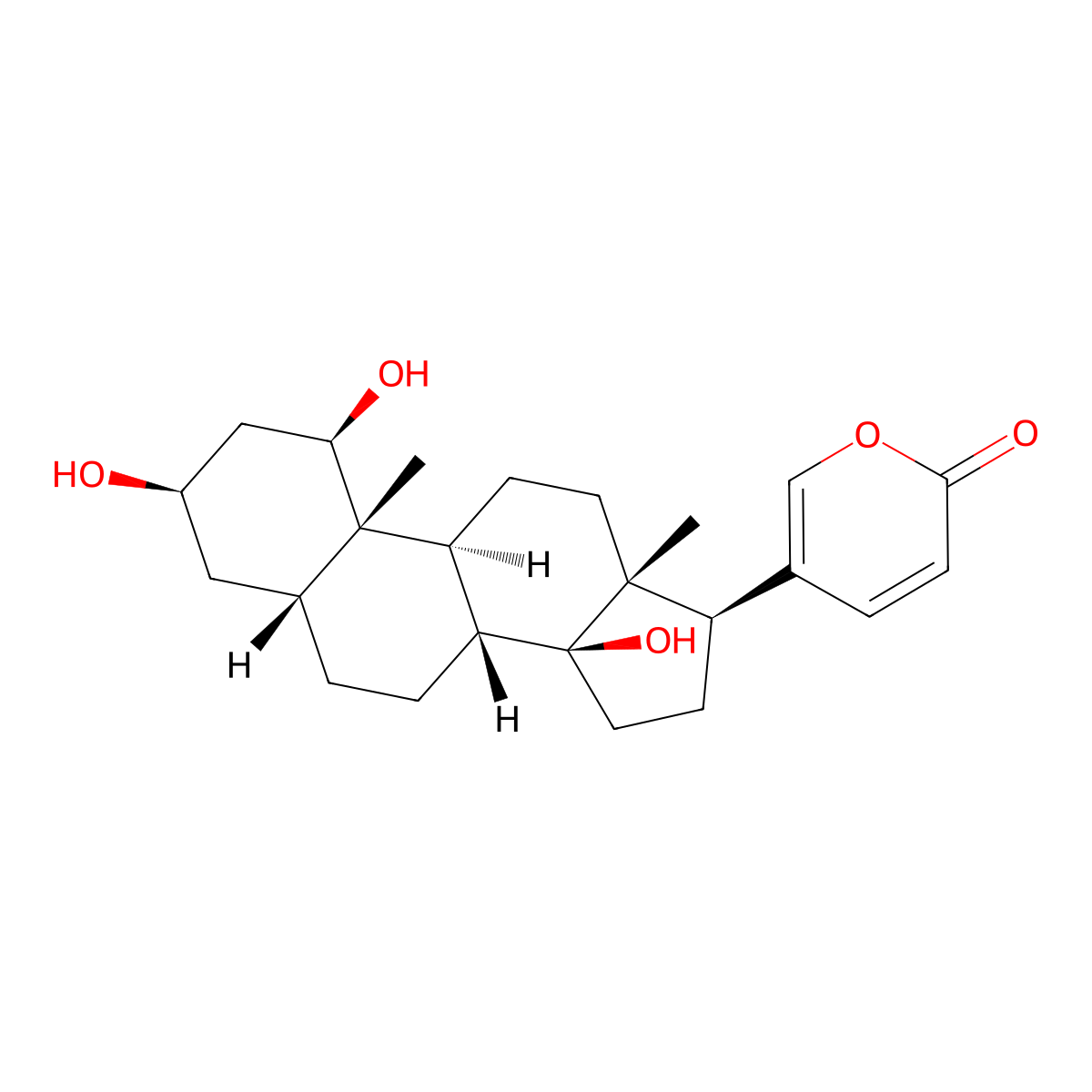 1Beta-Hydroxybufalin molecular structure, CAS 366004-27-5