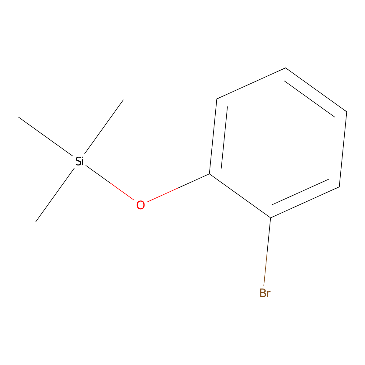 Silane, (2-bromophenoxy)trimethyl- molecular structure, CAS 36601-47-5