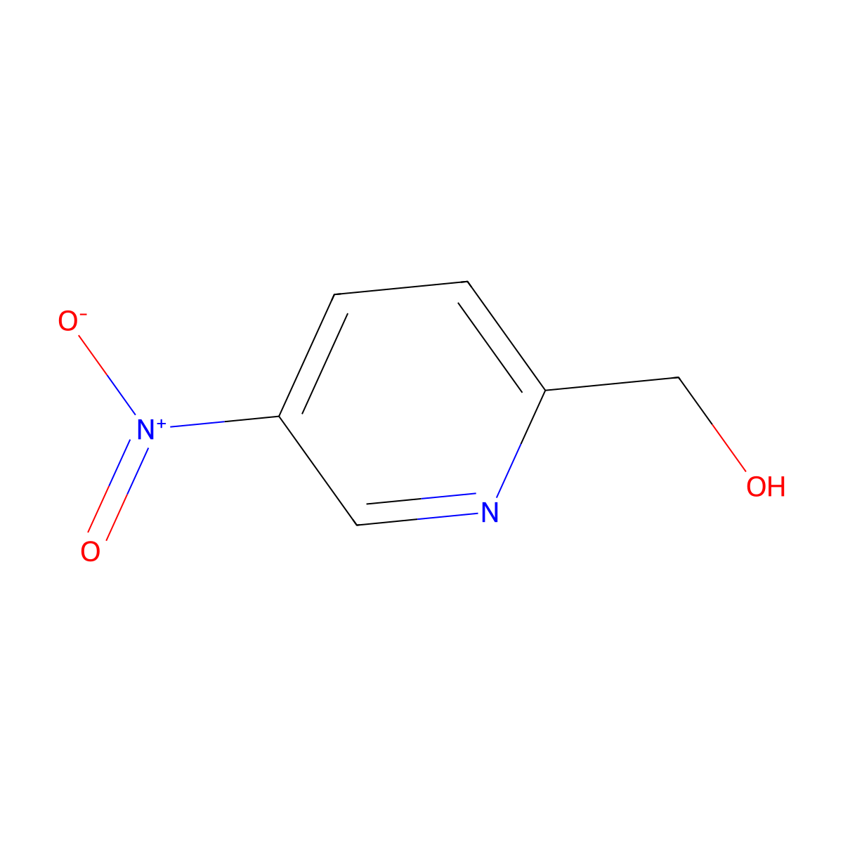 (5-Nitropyridin-2-yl)methanol molecular structure, CAS 36625-57-7