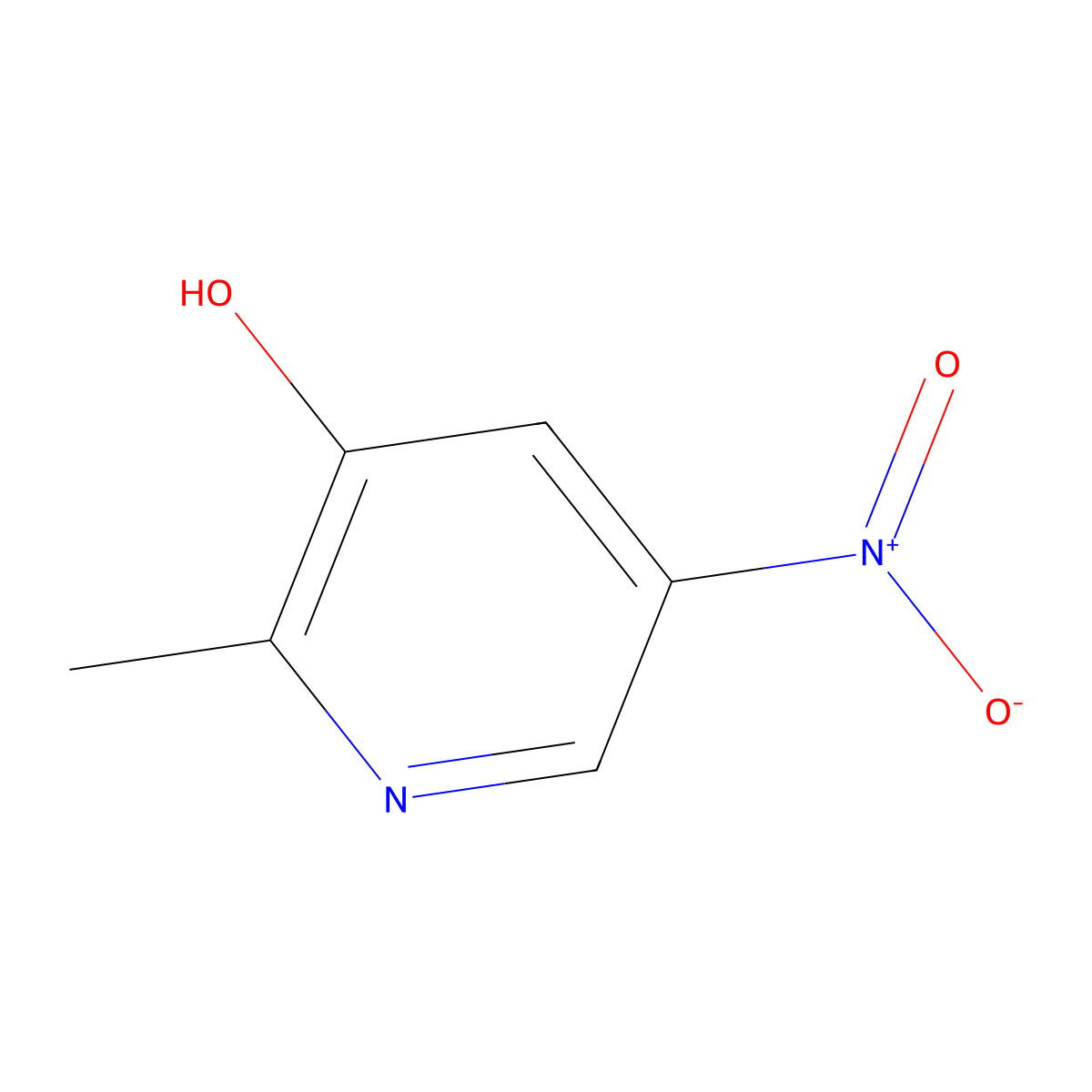 2-Methyl-5-nitropyridin-3-OL molecular structure, CAS 36625-58-8