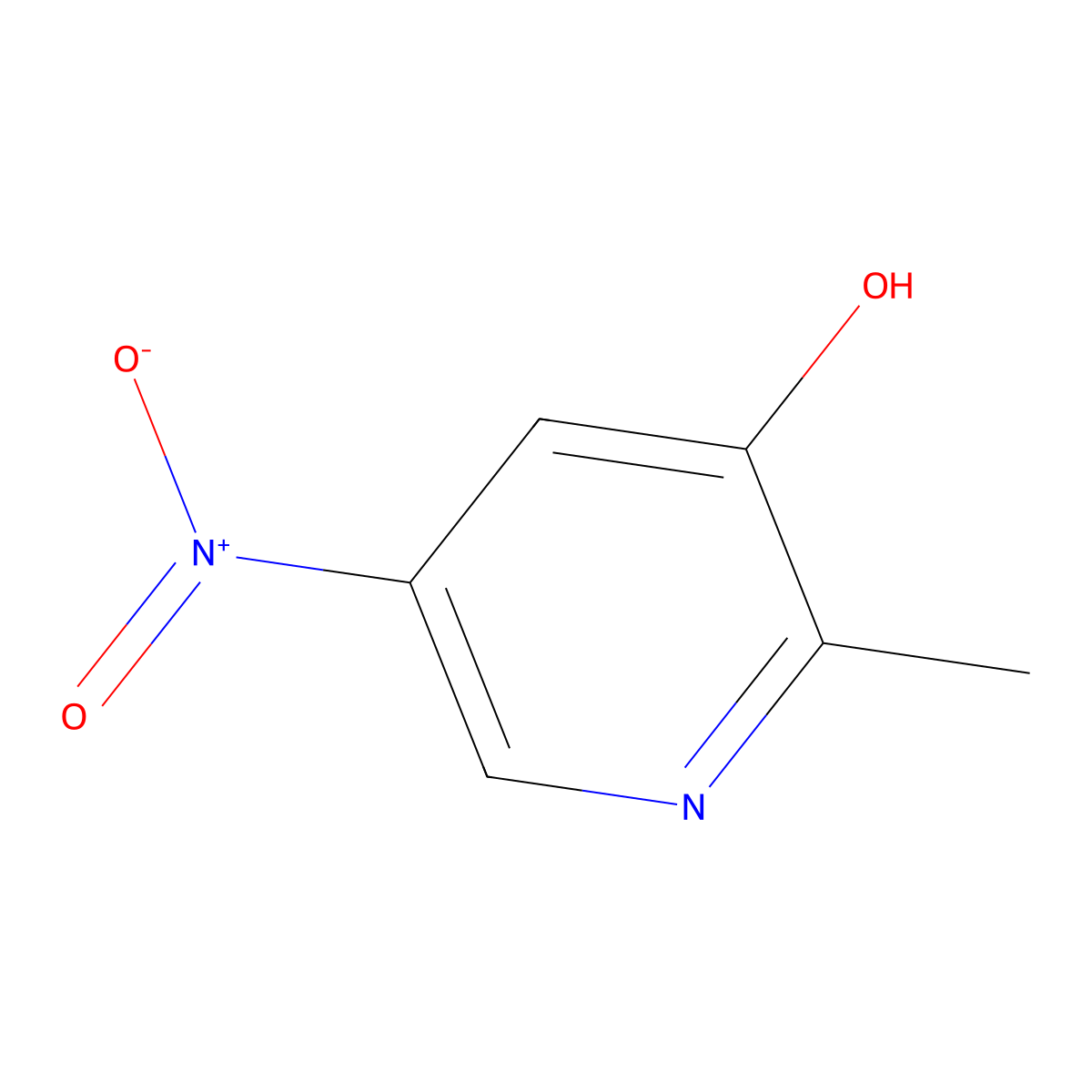 2-Methyl-5-nitropyridin-3-OL molecular structure, CAS 36625-58-8