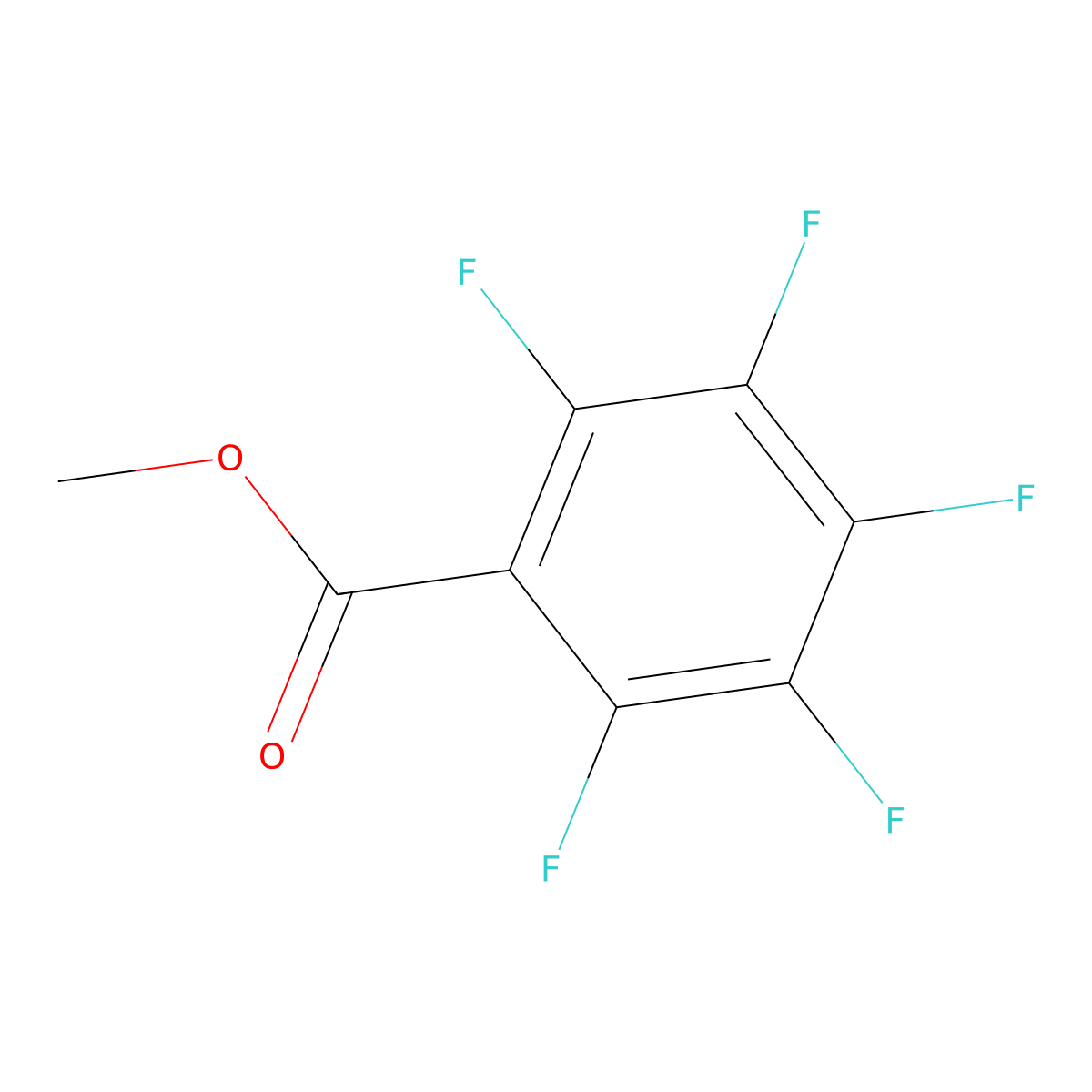 Methyl Pentafluorobenzoate molecular structure, CAS 36629-42-2