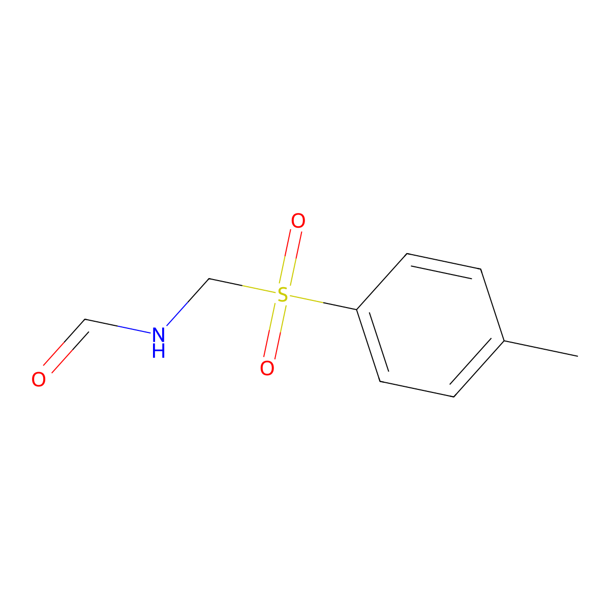 N-((4-methylbenzenesulfonyl)methyl)formamide molecular structure, CAS 36635-56-0