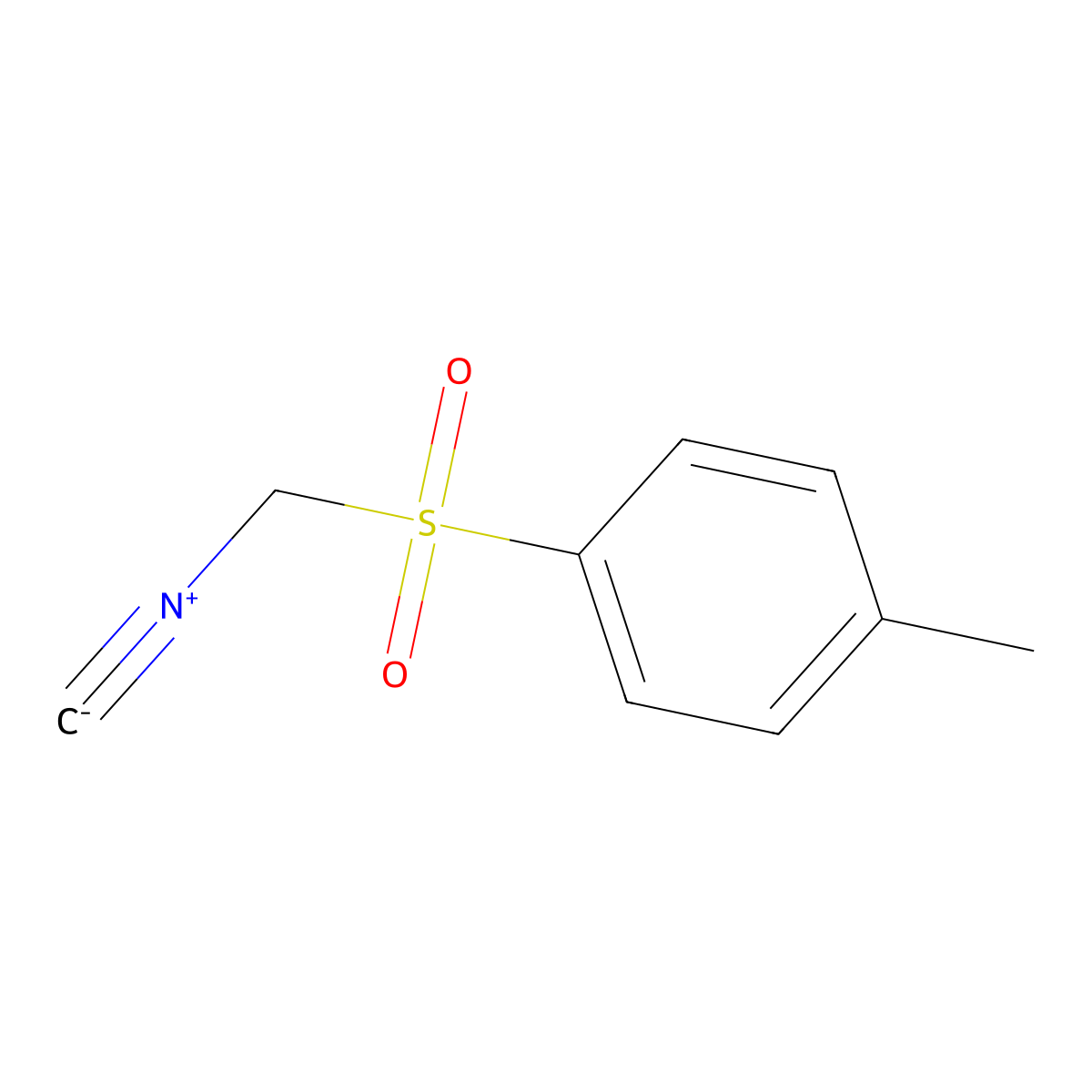 Tosylmethyl isocyanide molecular structure, CAS 36635-61-7