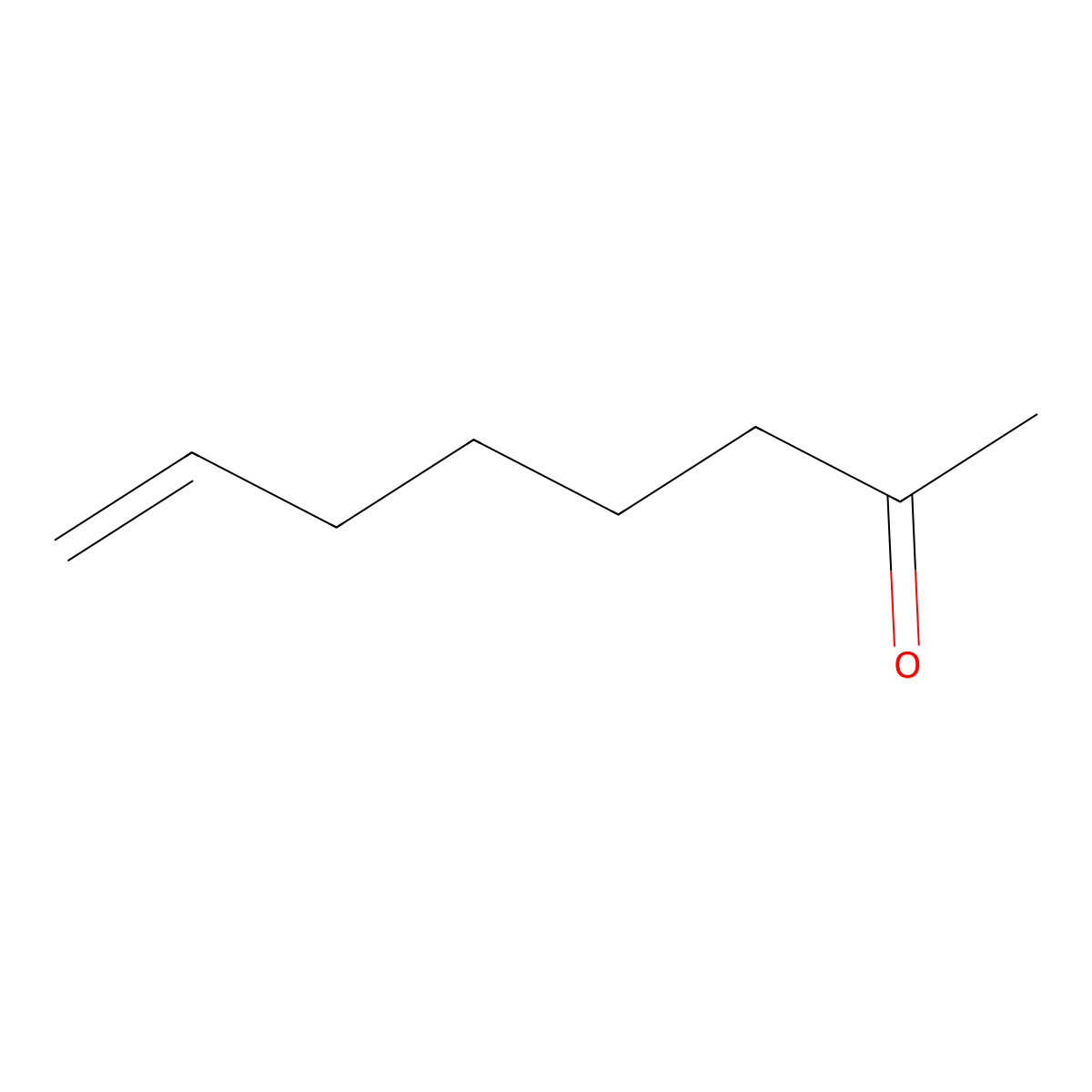 7-Octen-2-one molecular structure, CAS 3664-60-6