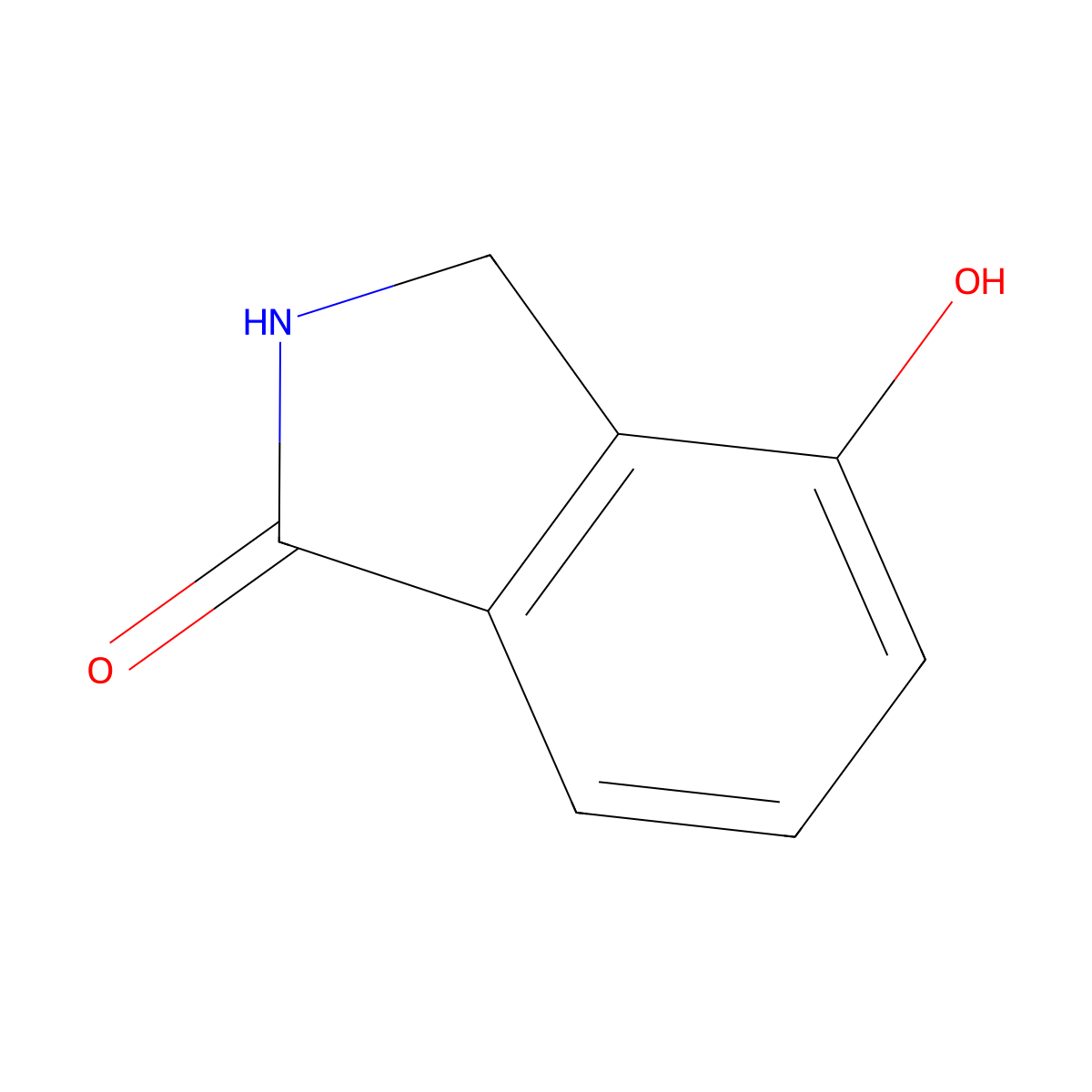 4-Hydroxy-2,3-dihydroisoindol-1-one molecular structure, CAS 366453-21-6