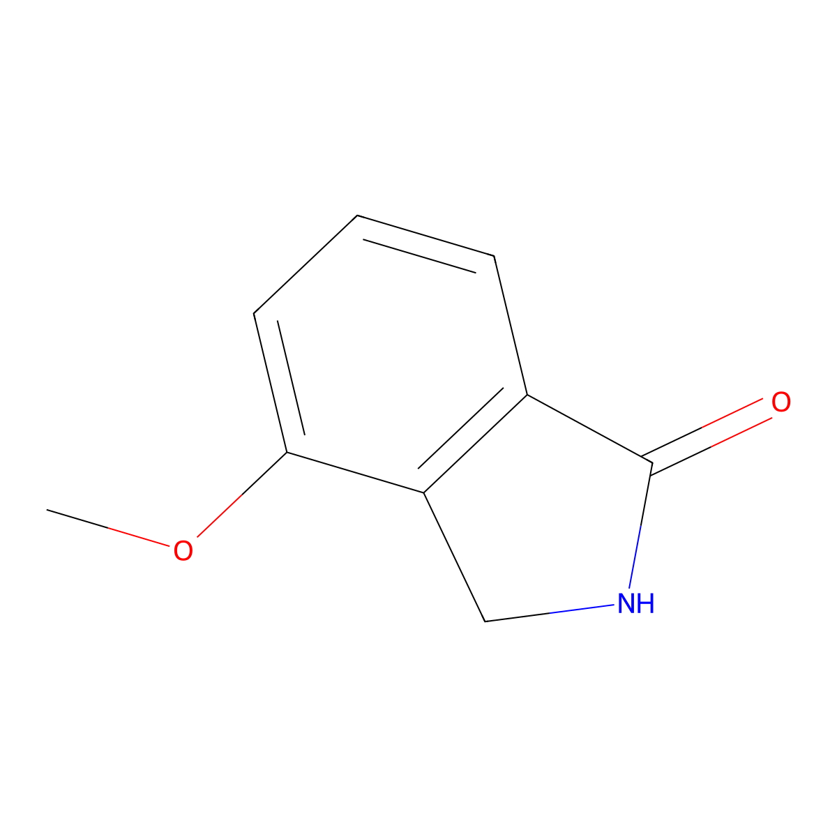 4-methoxy-2,3-dihydro-1H-isoindol-1-one molecular structure, CAS 366453-22-7