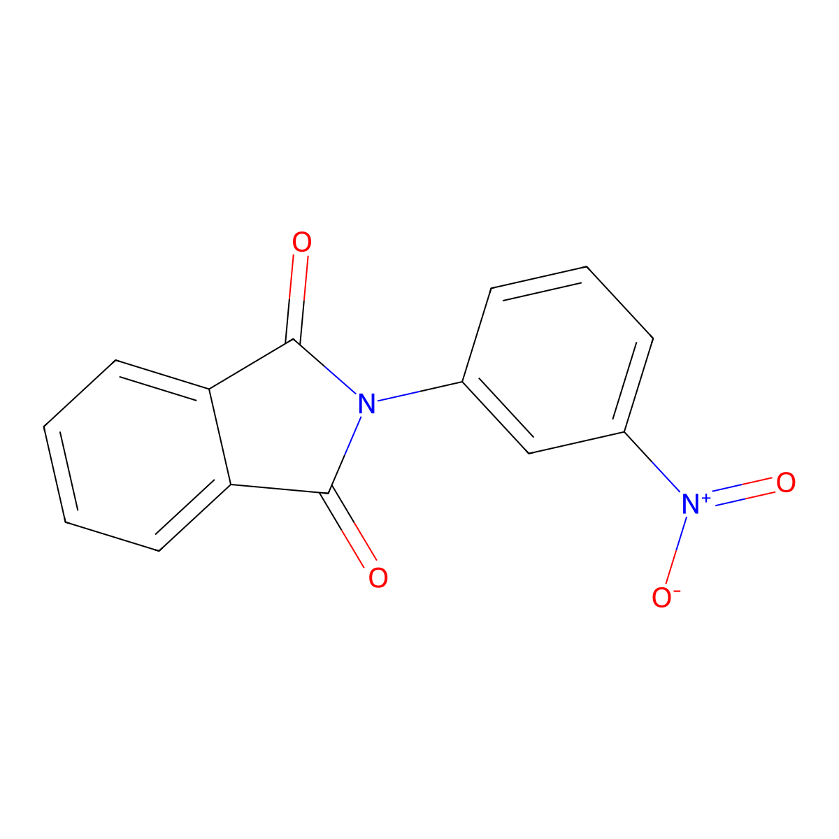 2-(3-Nitrophenyl)isoindole-1,3-dione molecular structure, CAS 36647-25-3