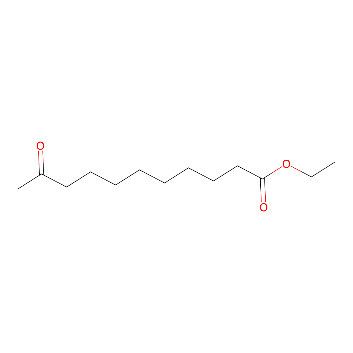Ethyl 10-oxoundecanoate molecular structure, CAS 36651-38-4