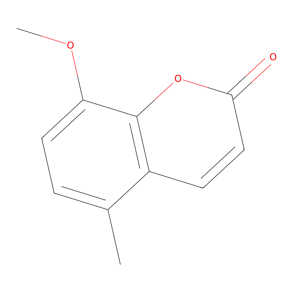 8-Methoxy-5-methyl-chromen-2-one molecular structure, CAS 36651-80-6