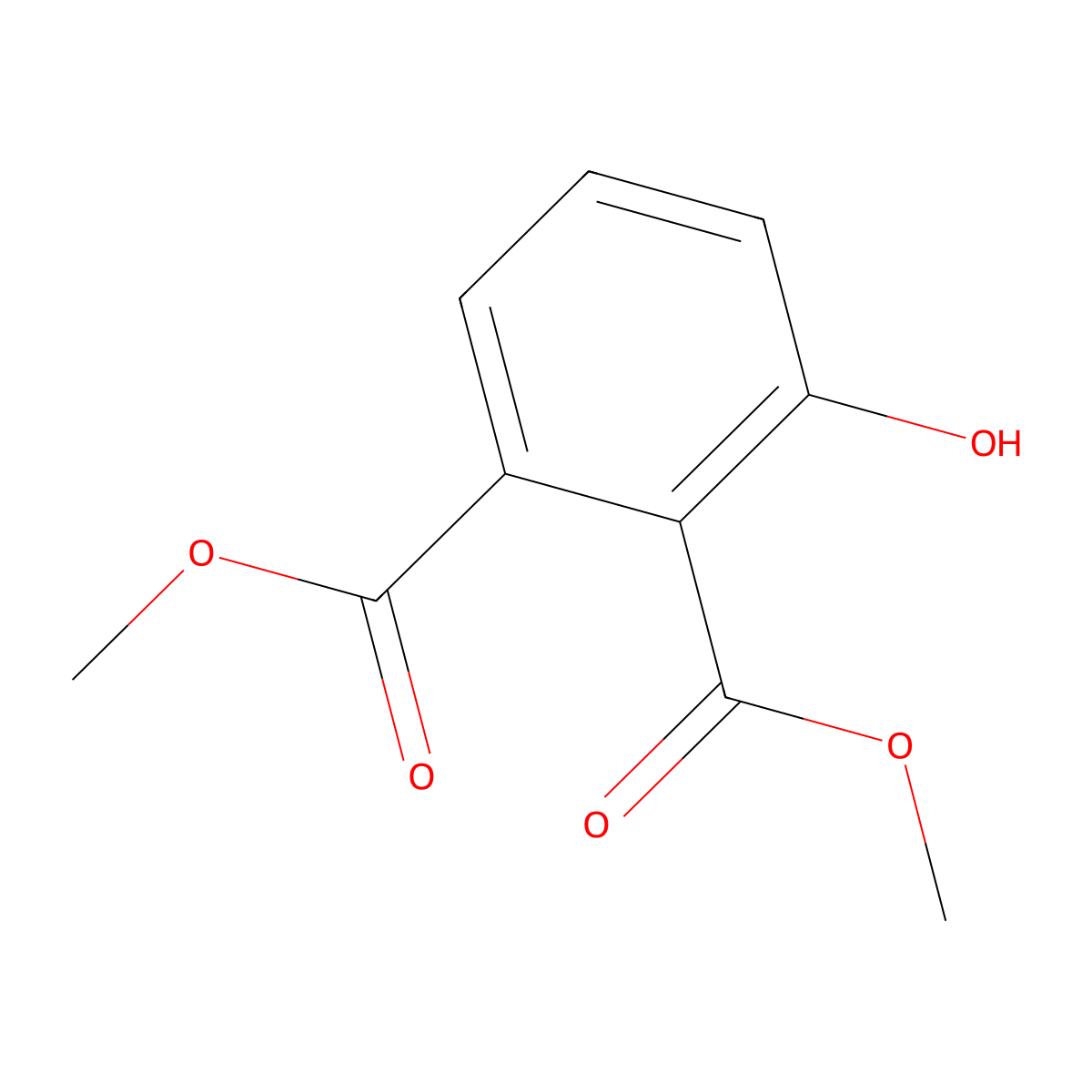 Dimethyl 3-hydroxyphthalate molecular structure, CAS 36669-02-0