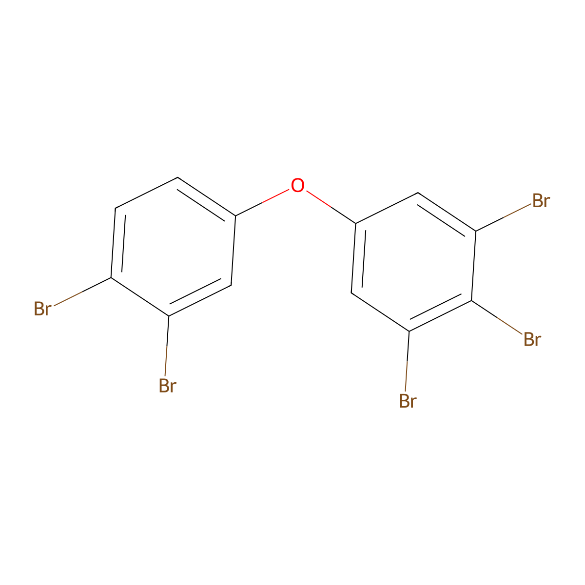 3,3',4,4',5-Pentabromodiphenyl ether molecular structure, CAS 366791-32-4