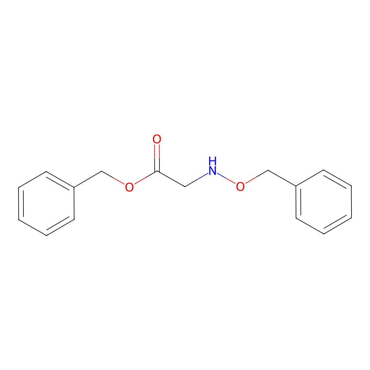 N-(Phenylmethoxy)glycine Phenylmethyl Ester molecular structure, CAS 366792-97-4