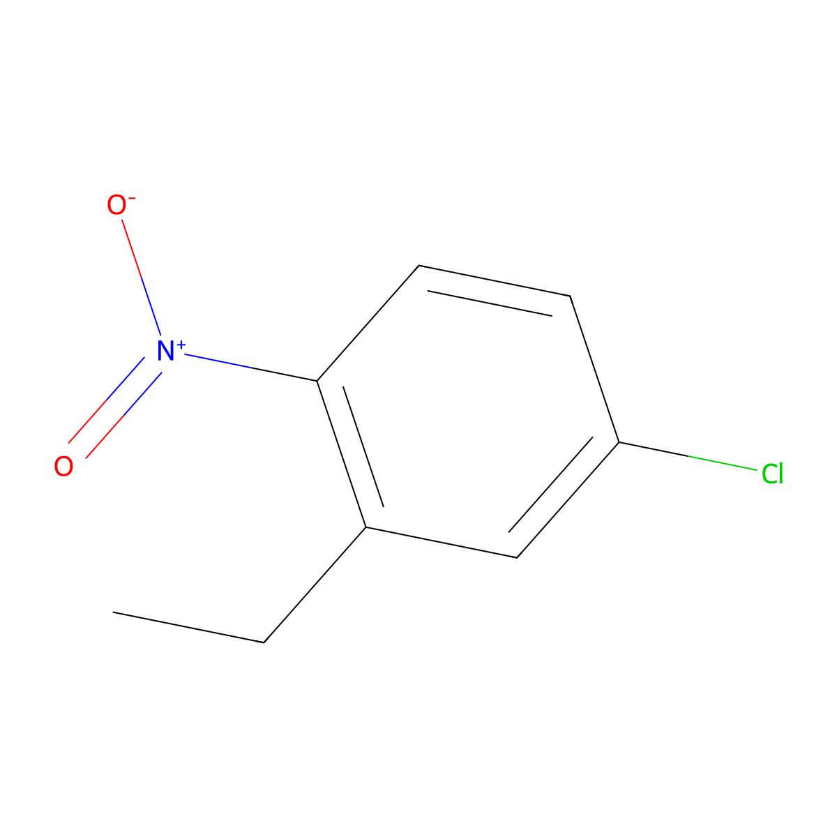 5-Chloro-1-ethyl-2-nitrobenzene molecular structure, CAS 36680-46-3