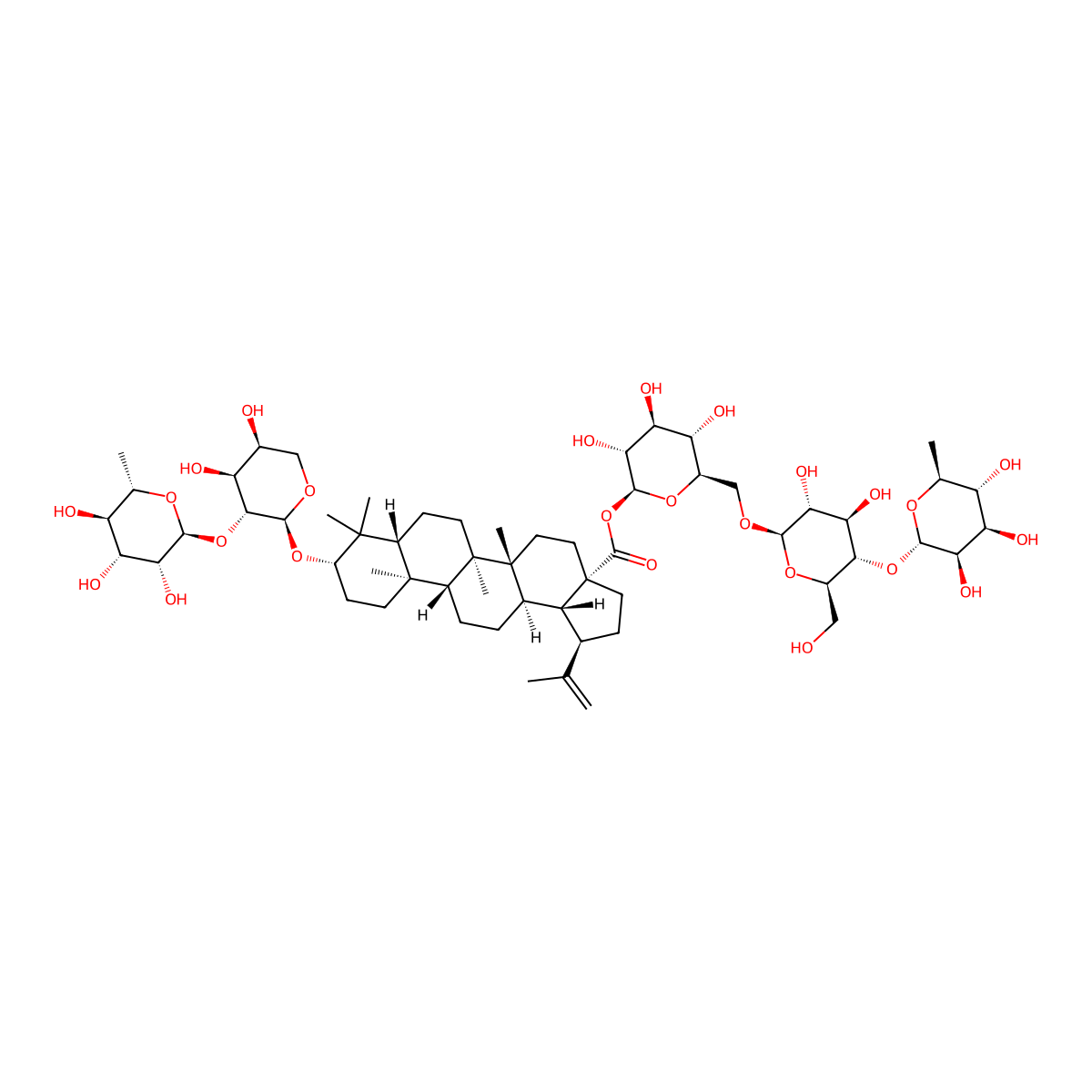Cussosaponin C molecular structure, CAS 366814-42-8