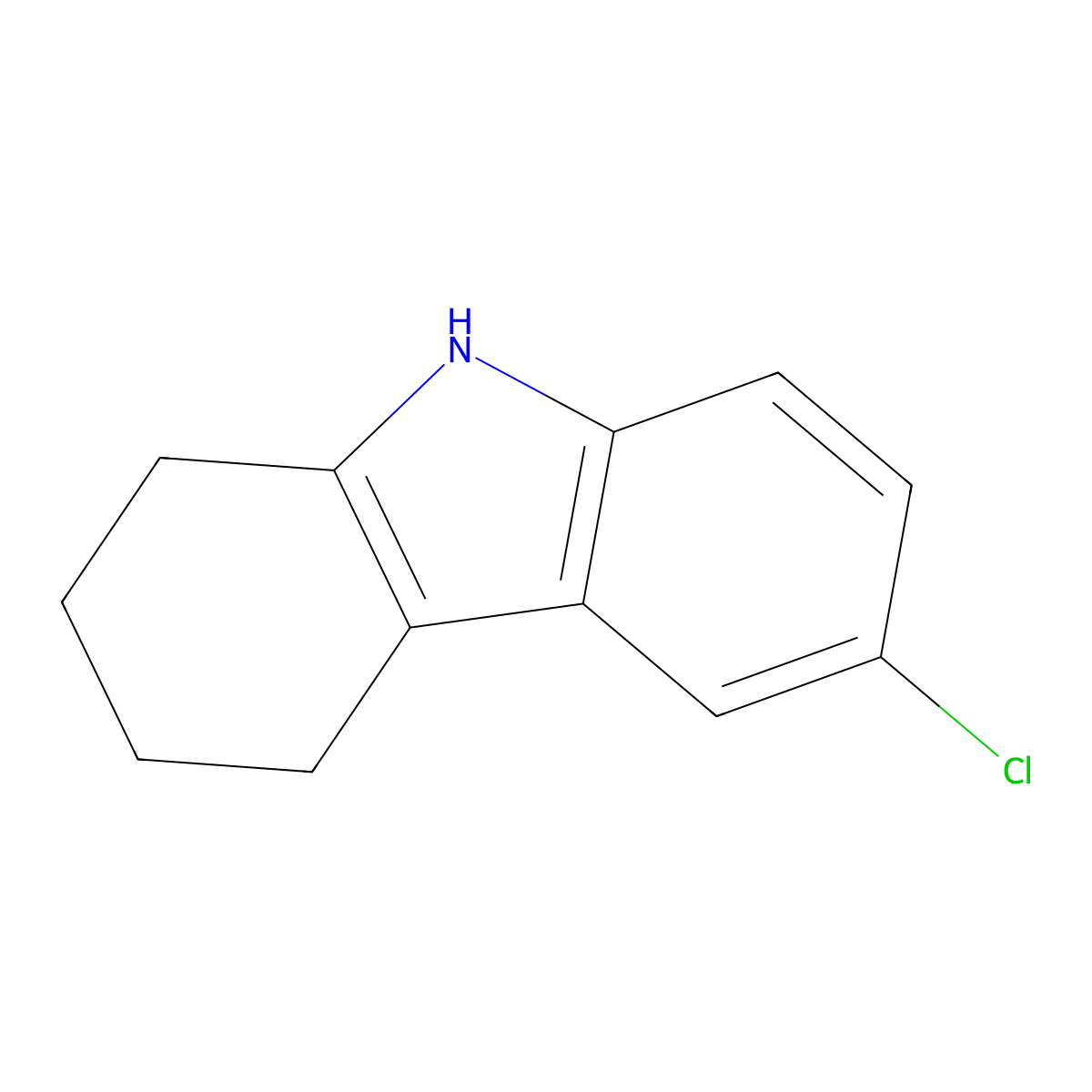 6-Chloro-1,2,3,4-tetrahydrocarbazole molecular structure, CAS 36684-65-8