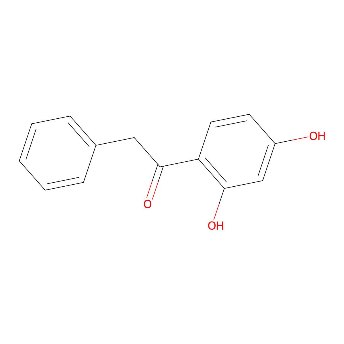 Benzyl 2,4-Dihydroxyphenyl Ketone molecular structure, CAS 3669-41-8