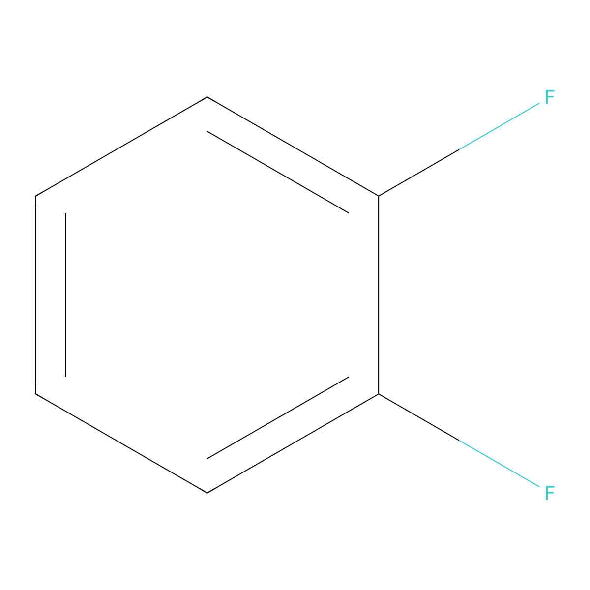 1,2-Difluorobenzene molecular structure, CAS 367-11-3