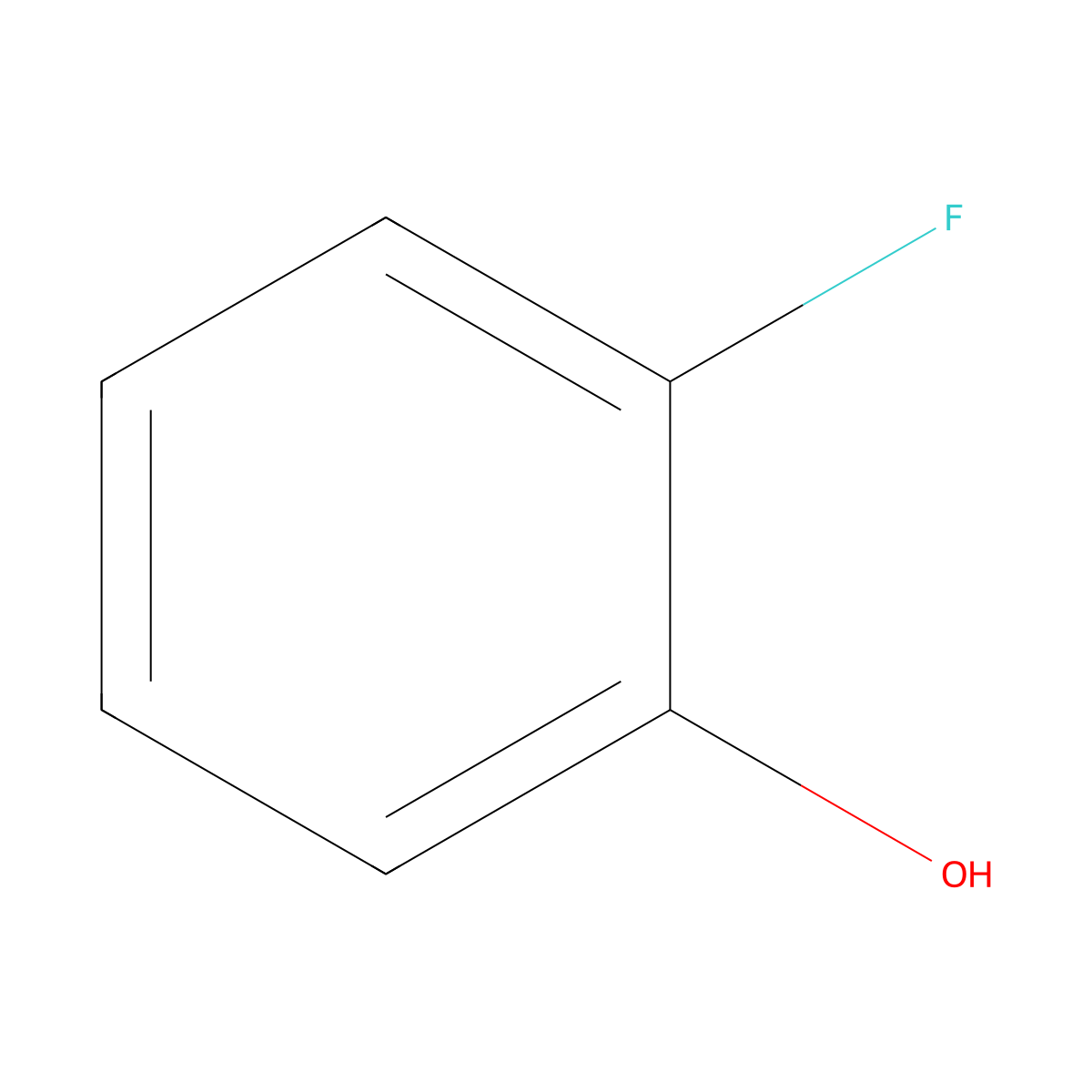2-Fluorophenol molecular structure, CAS 367-12-4