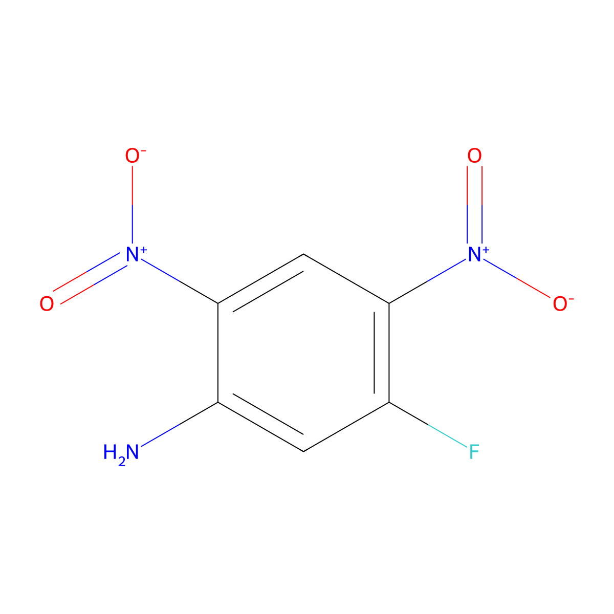 5-Fluoro-2,4-dinitroaniline molecular structure, CAS 367-81-7