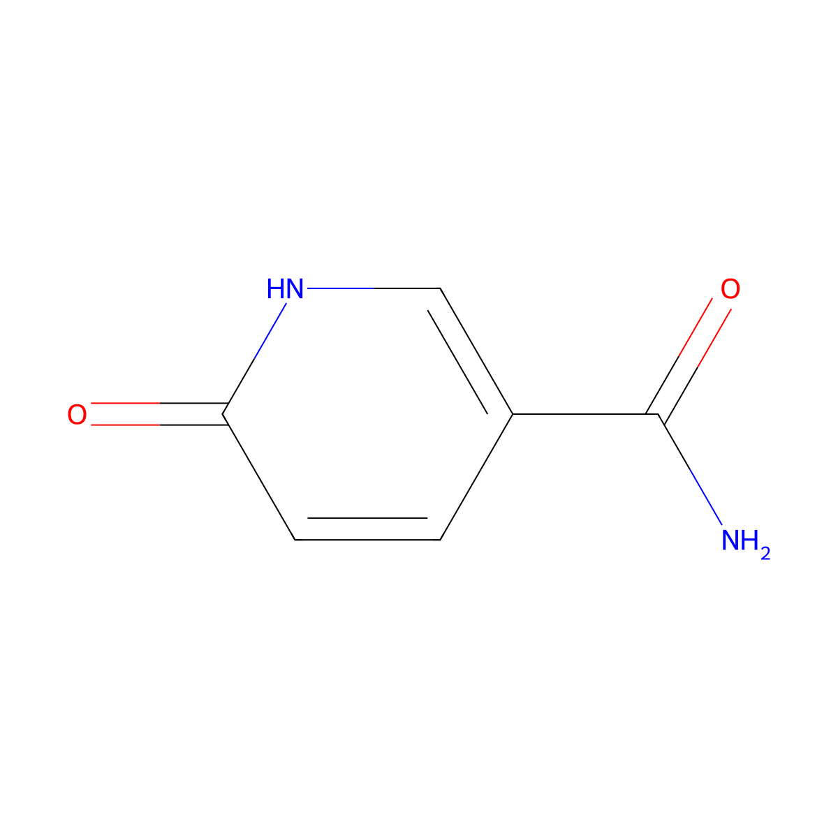 6-Hydroxynicotinamide molecular structure, CAS 3670-59-5