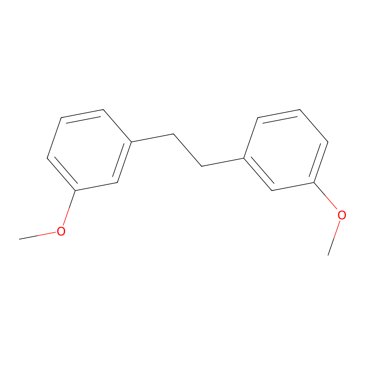 3,3'-Ethylenebis(anisole) molecular structure, CAS 36707-27-4