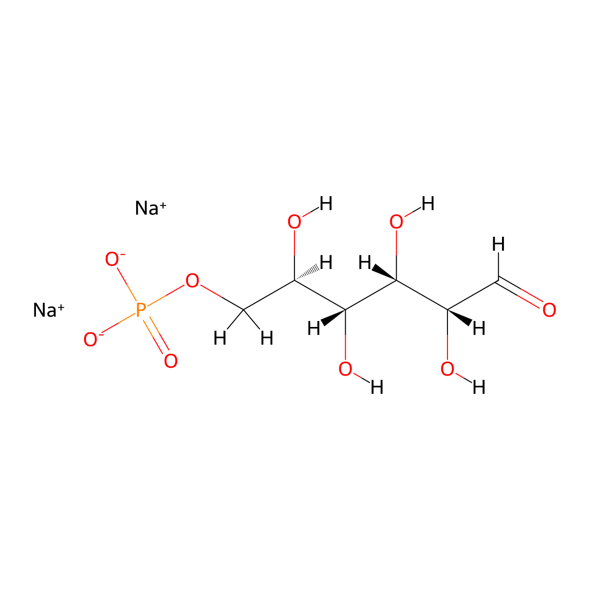 d-glucose 6-phosphate disodium salt molecular structure, CAS 3671-99-6