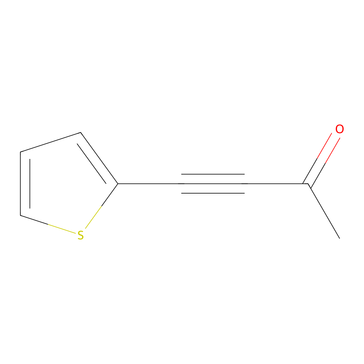 4-(2-Thienyl)-3-butyn-2-one molecular structure, CAS 36710-95-9