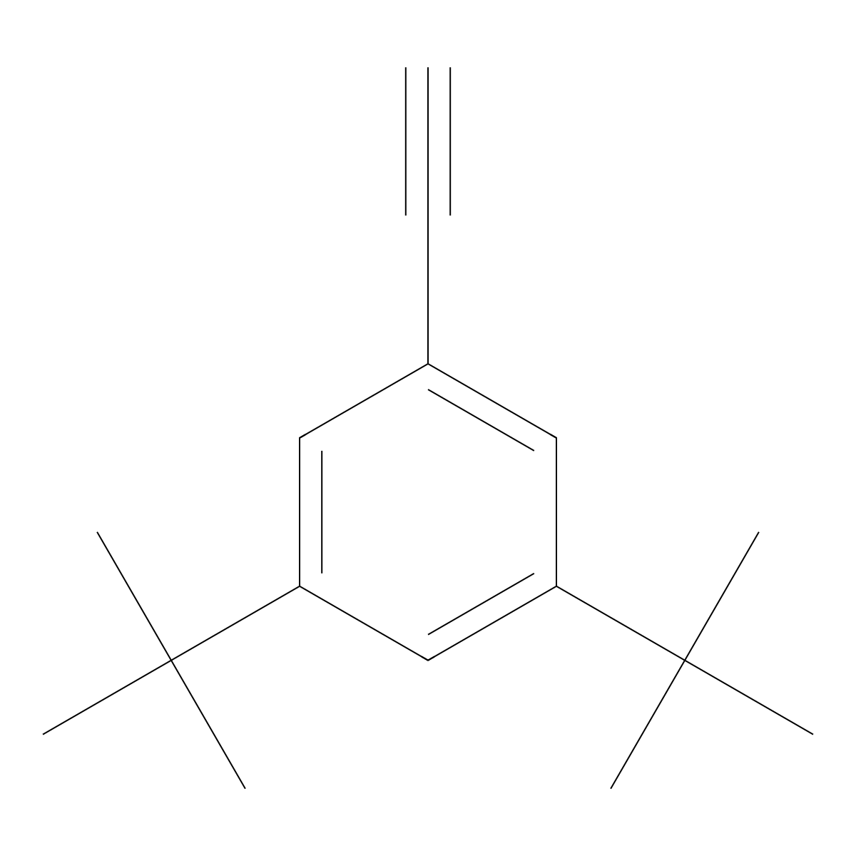 1,3-Di-tert-butyl-5-ethynylbenzene molecular structure, CAS 36720-94-2