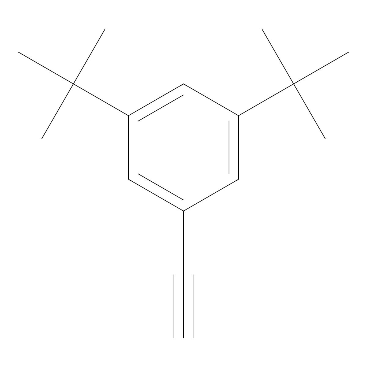 1,3-Di-tert-butyl-5-ethynylbenzene molecular structure, CAS 36720-94-2
