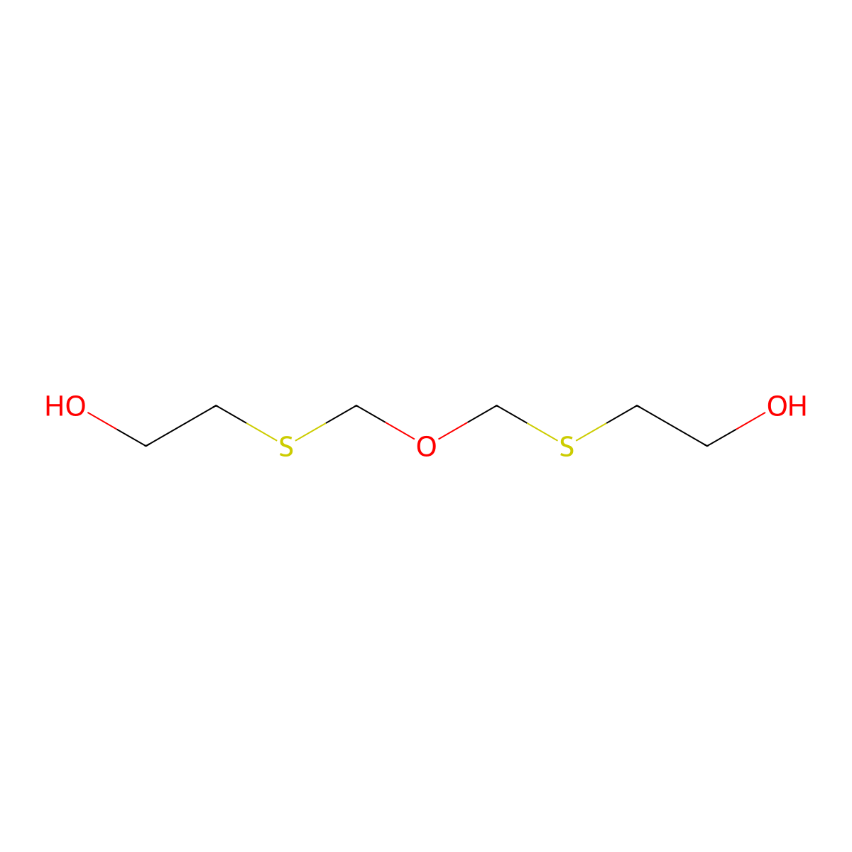 2,2'-(Oxybis(methylenethio))bisethanol molecular structure, CAS 36727-72-7