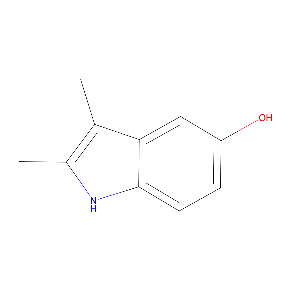 2,3-Dimethyl-1H-indol-5-ol molecular structure, CAS 36729-22-3