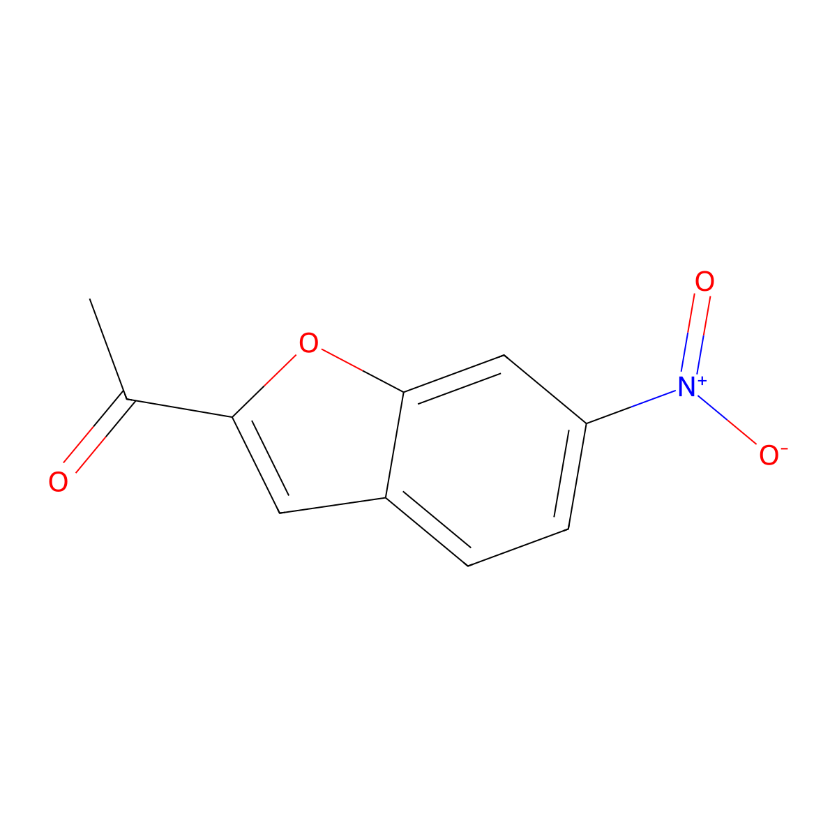 1-(6-Nitro-benzofuran-2-yl)ethanone molecular structure, CAS 36739-81-8