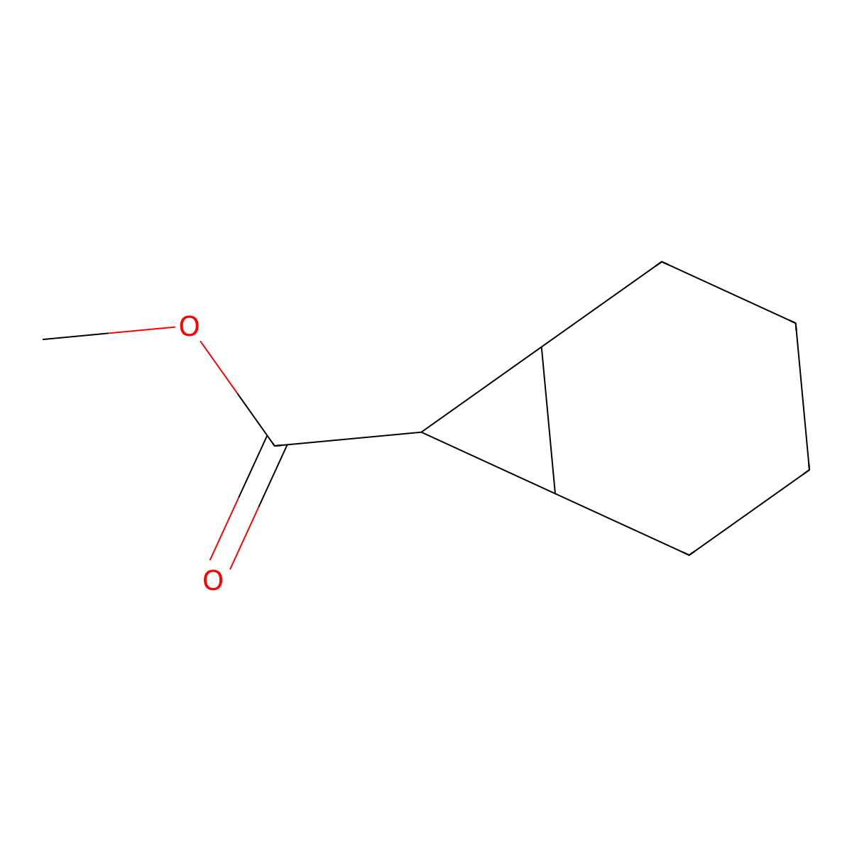 Methyl bicyclo[4.1.0]heptane-7-carboxylate molecular structure, CAS 36744-59-9