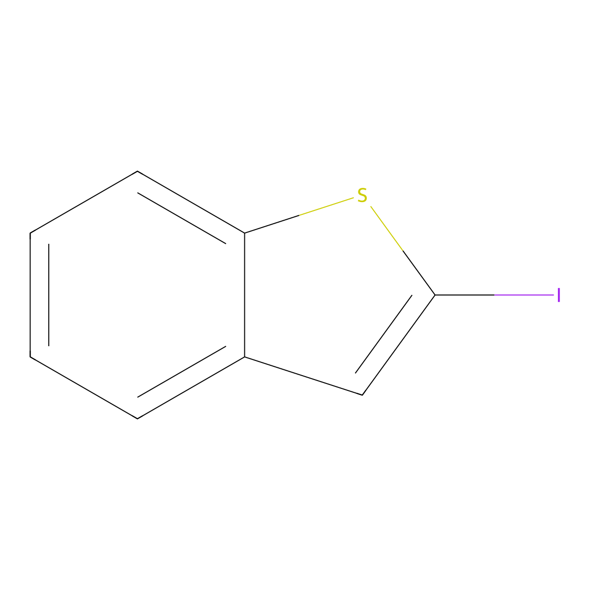 2-Iodobenzothiophene molecular structure, CAS 36748-89-7