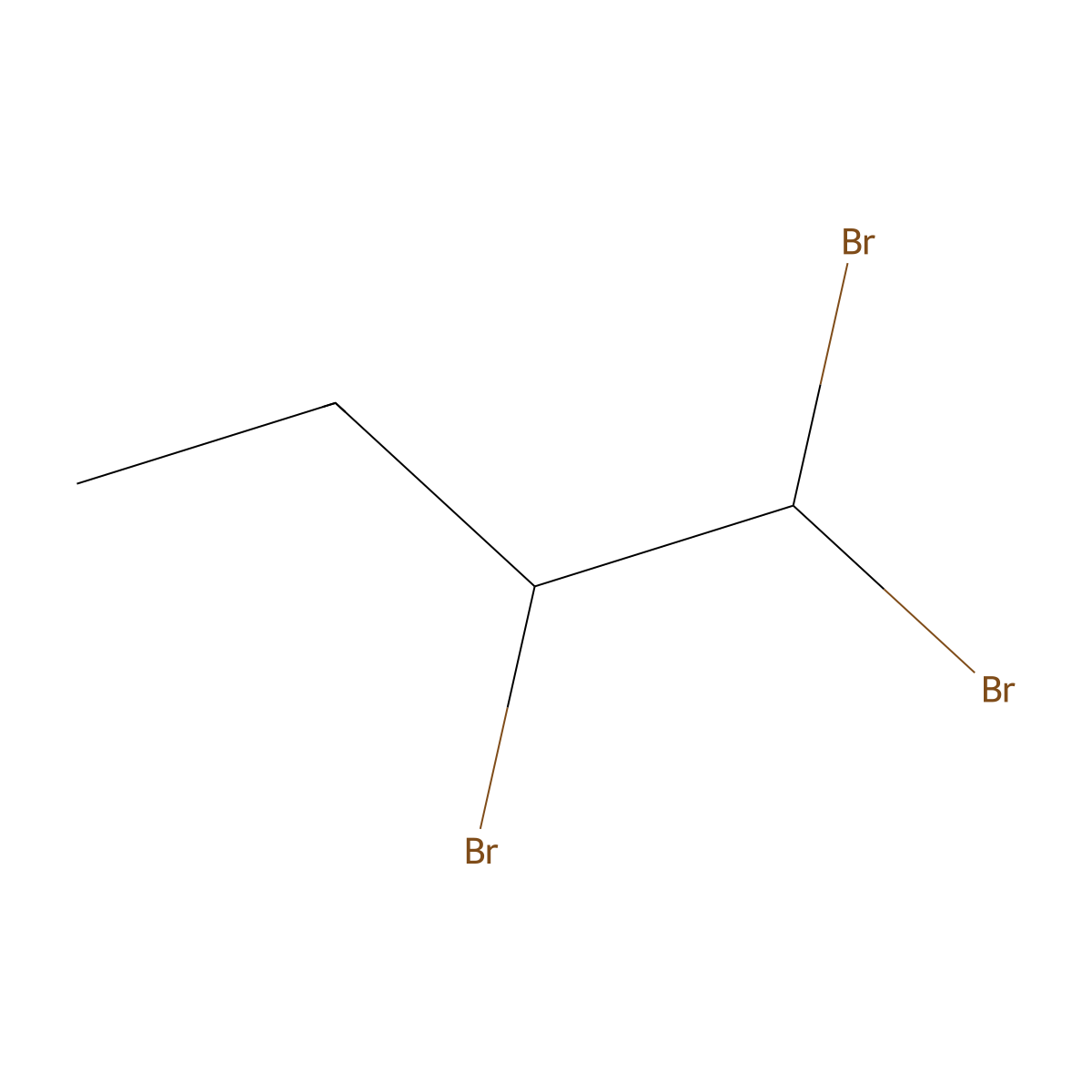1,1,2-Tribromobutane molecular structure, CAS 3675-68-1