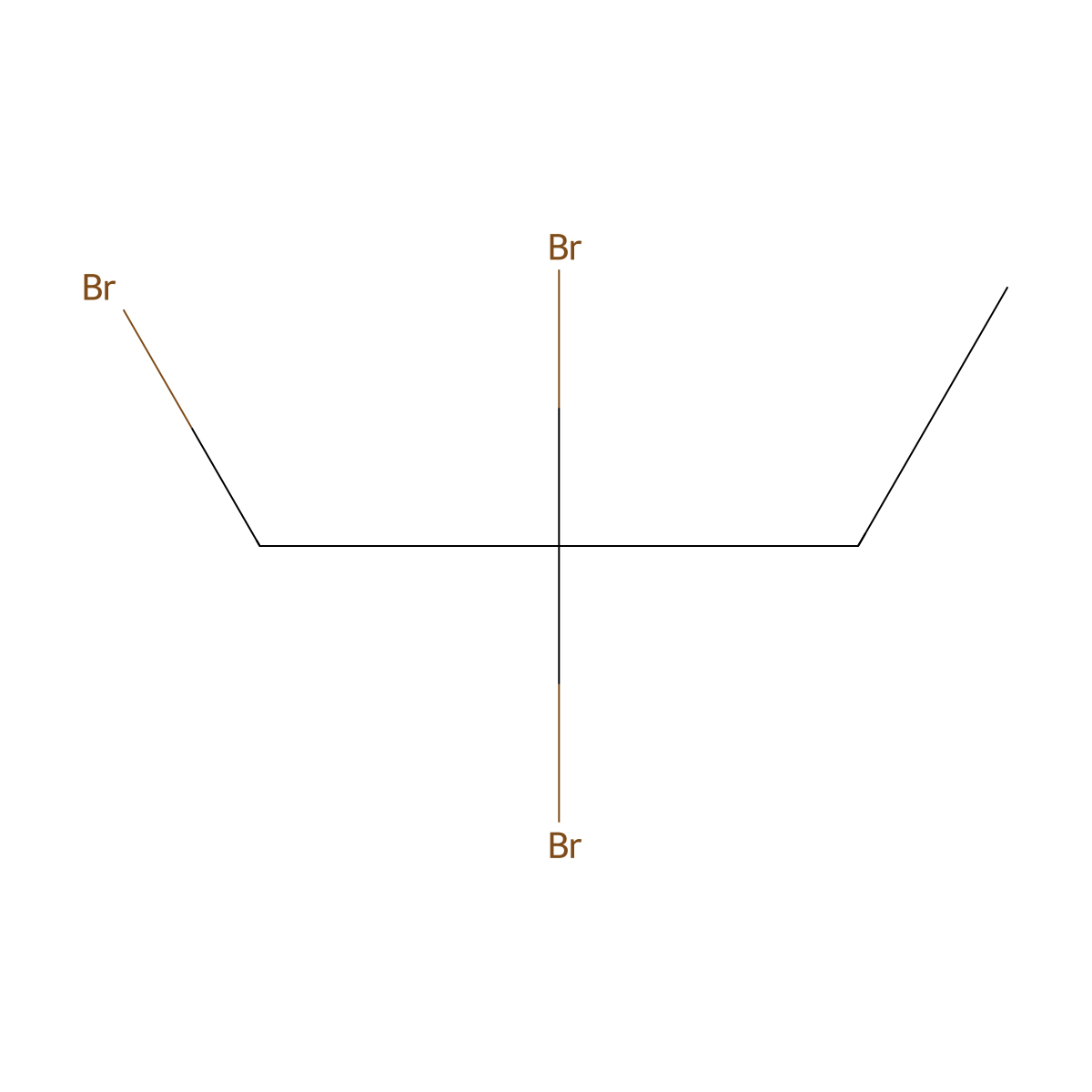 1,2,2-Tribromobutane molecular structure, CAS 3675-69-2