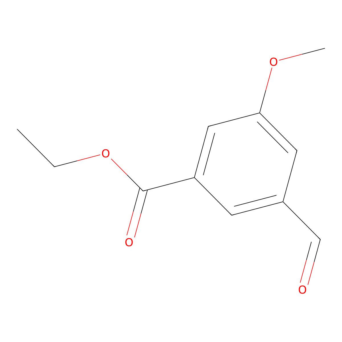 Ethyl 3-formyl-5-methoxybenzoate molecular structure, CAS 367519-87-7