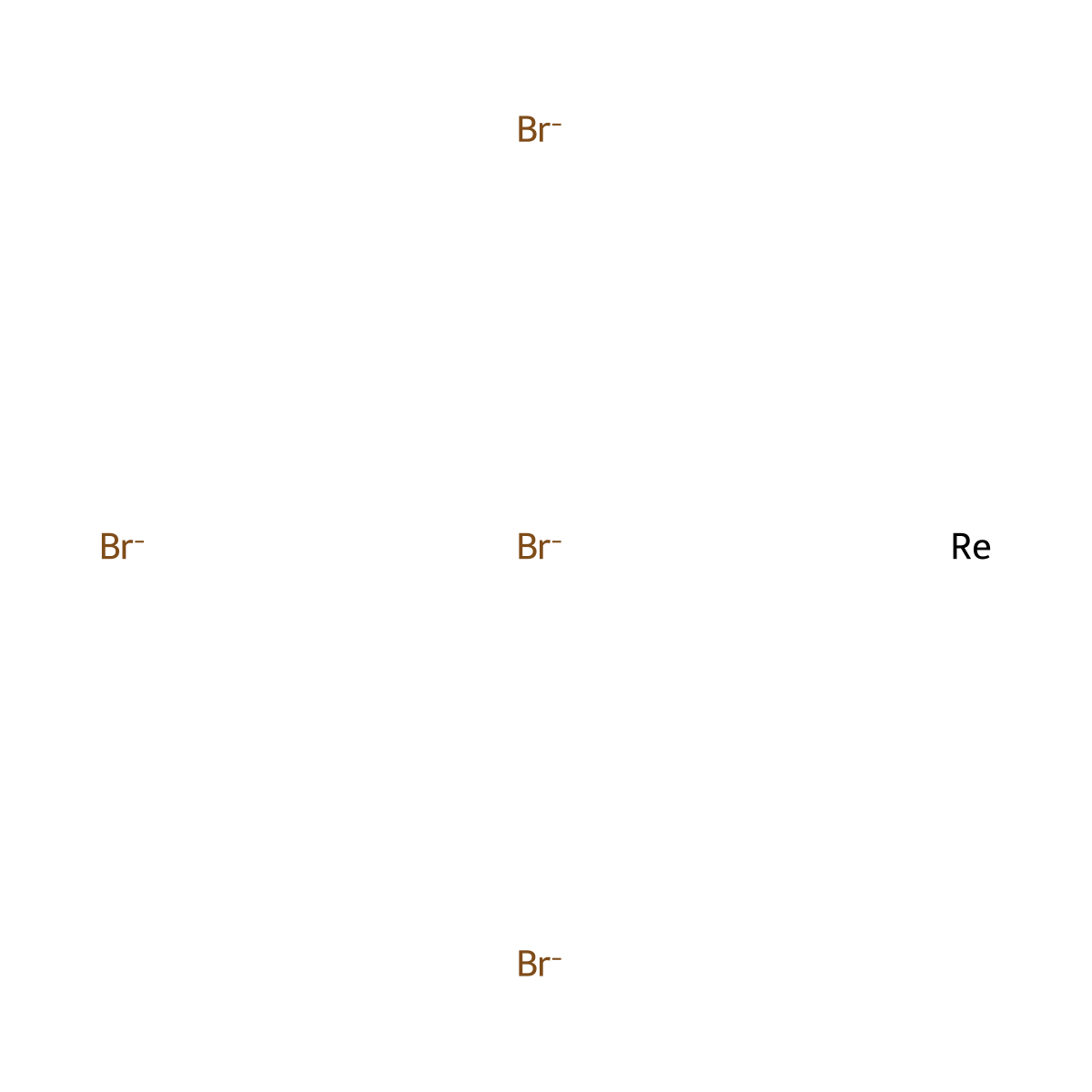 Rhenium bromide (ReBr4) molecular structure, CAS 36753-03-4