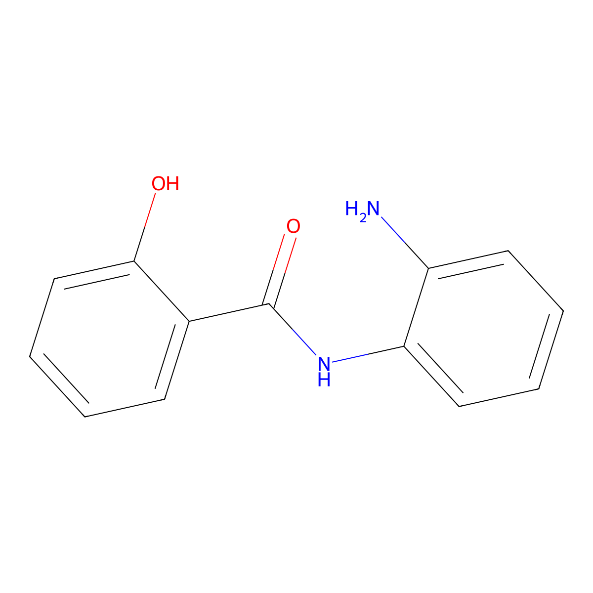 N-(2-Aminophenyl)-2-hydroxybenzamide molecular structure, CAS 3679-66-1