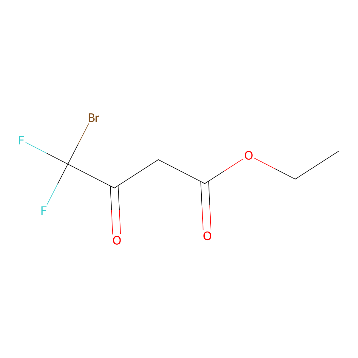 Ethyl 4-bromo-4,4-difluoro-3-oxobutanoate molecular structure, CAS 367922-07-4