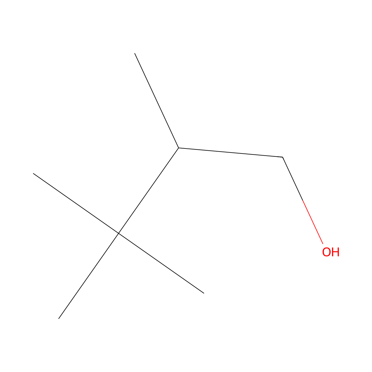 2,3,3-Trimethylbutan-1-ol molecular structure, CAS 36794-64-6