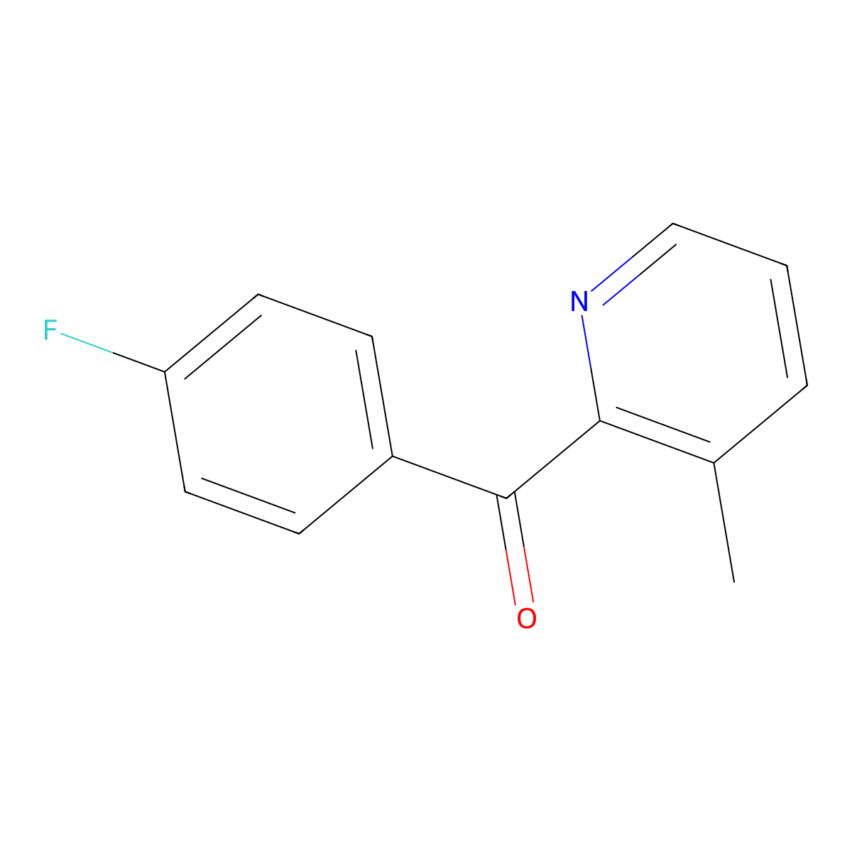 2-(4-Fluorobenzoyl)-3-methylpyridine molecular structure, CAS 367948-91-2