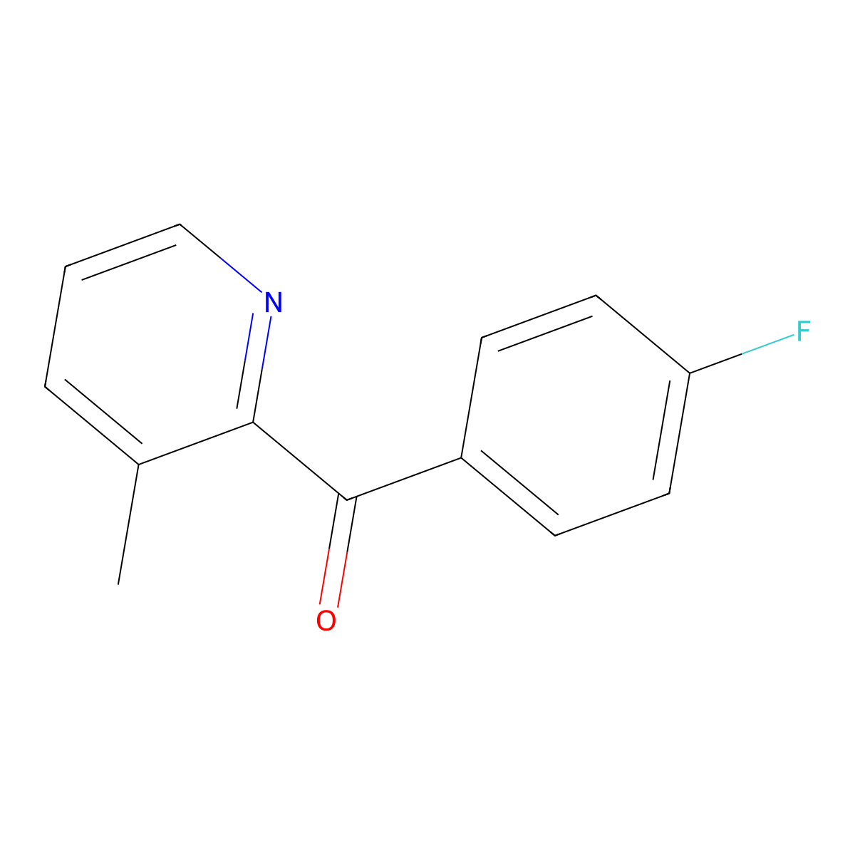 2-(4-Fluorobenzoyl)-3-methylpyridine molecular structure, CAS 367948-91-2