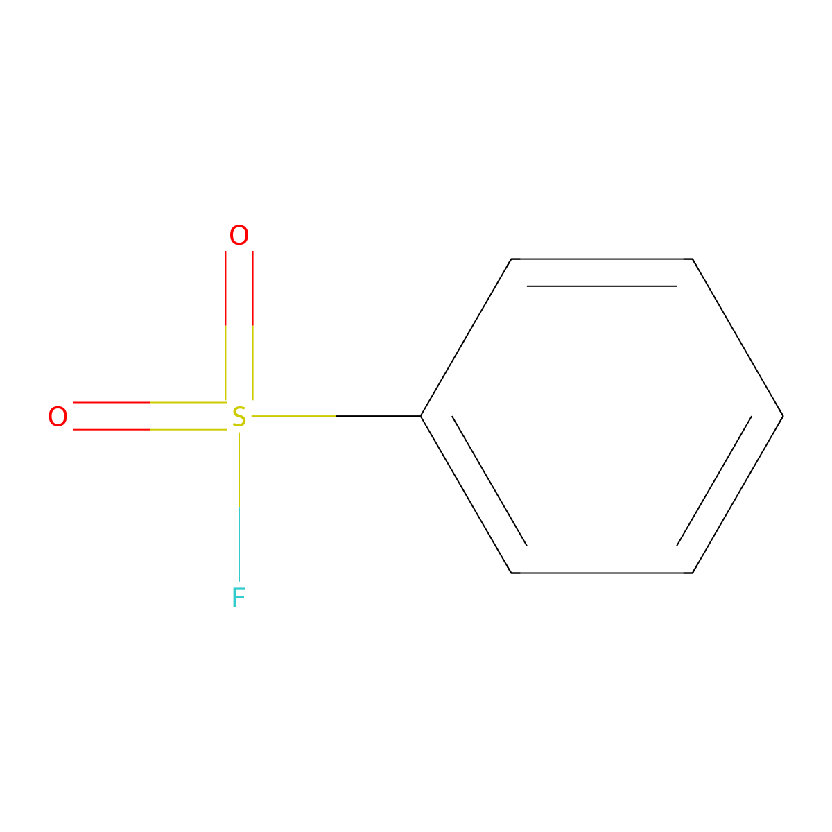Benzenesulfonyl fluoride molecular structure, CAS 368-43-4